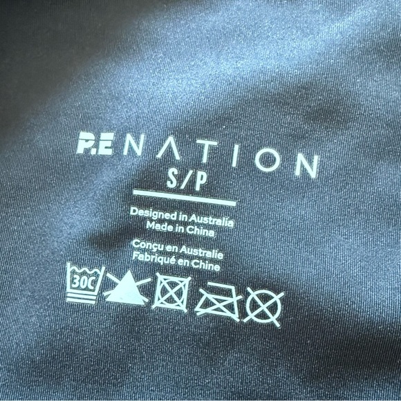 NWOT P.E Nation Diver Leggings Black Active Athleisure Casual Women’s Size Small - Picture 11 of 12